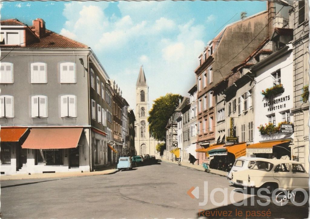 Photo ancienne à localiser : Alsace 68 Haut Rhin Rue du Château