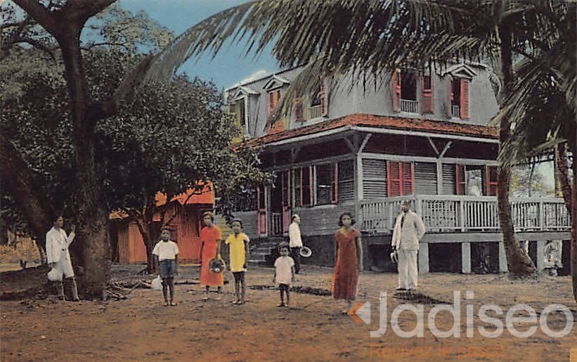 Photo ancienne à localiser : Guyane &# ; Environs de &# ; le Bon Air du Dimanche &# ; Ed. M. Bruère Dawson