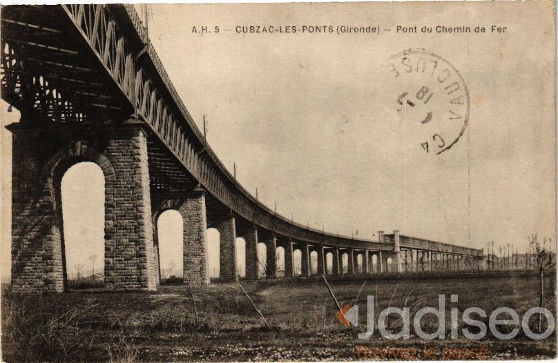 Photo ancienne à localiser : Pont du Chemin de Fer ( )